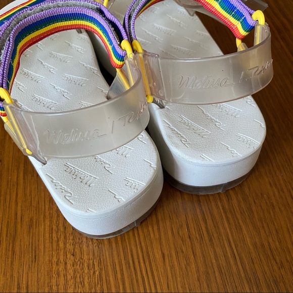 Melissa Papete Platform Rider Sandals rainbow - Picture 5 of 10